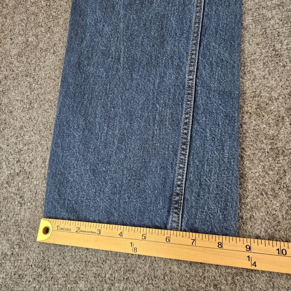 Duluth Trading Co Ballroom Blue Denim Jeans Mens Straight Leg 100% Cotton